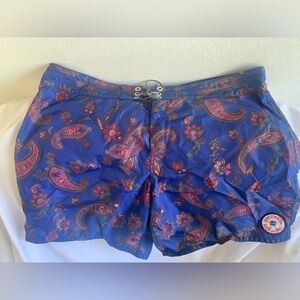 Birdwell Beach Britches X Noah Board Shirt  40 Paisley Design